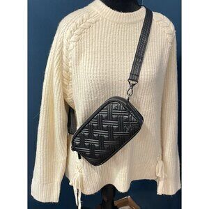 Lug Coupe XL Convertible Crossbody NWOT Metallic Black